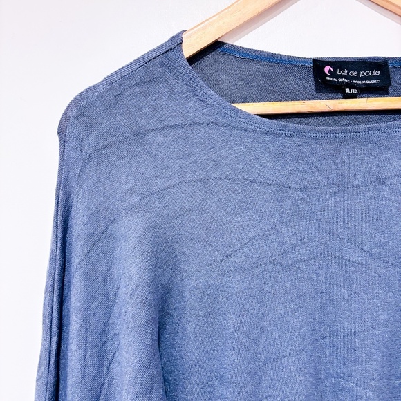 🌼 NWOT 🌼 LAIT DE POULE Grey crop top - Picture 2 of 7